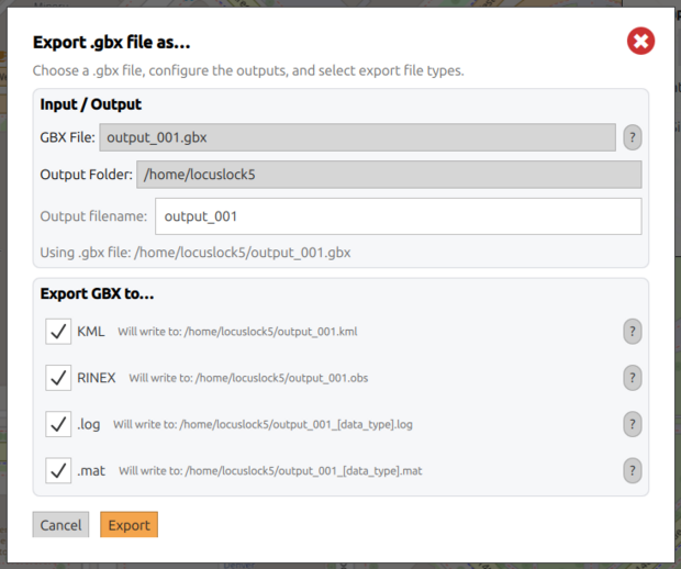 Export GBX