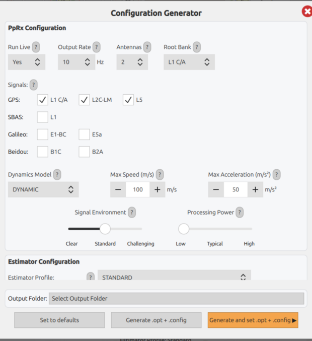 GUI Configuration Generator