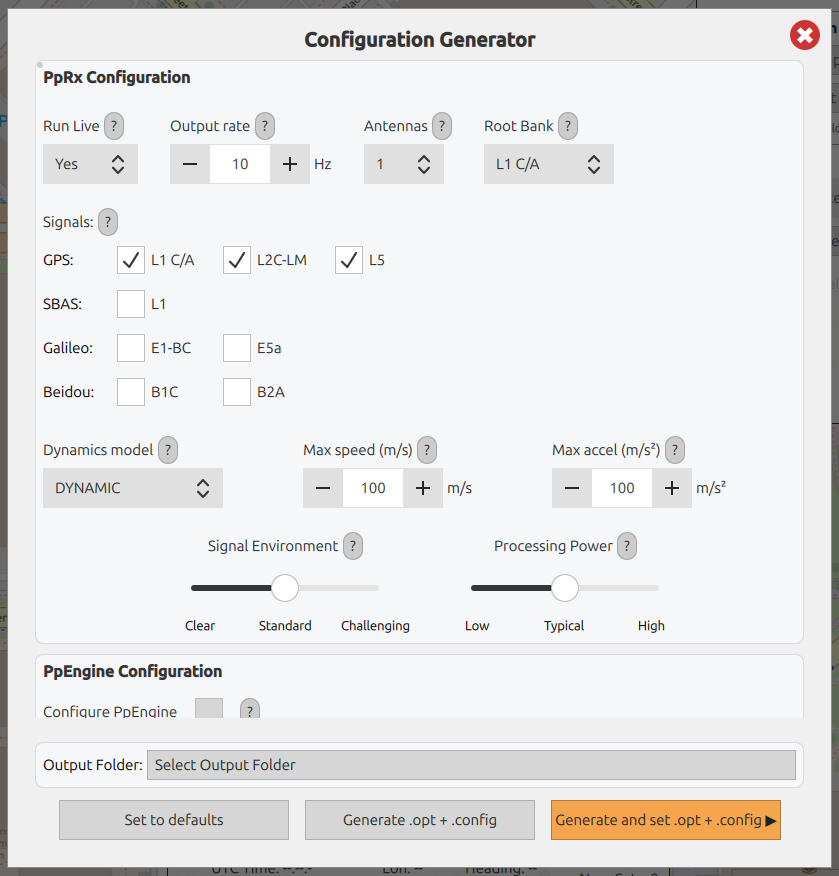 GUI Configuration Generator