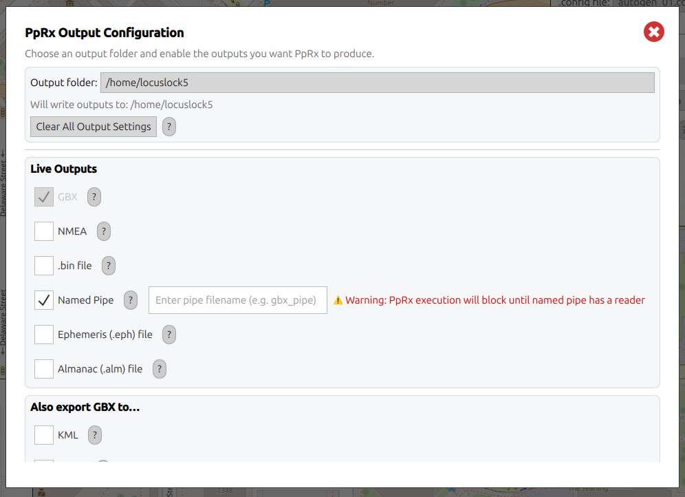 Output Configuration