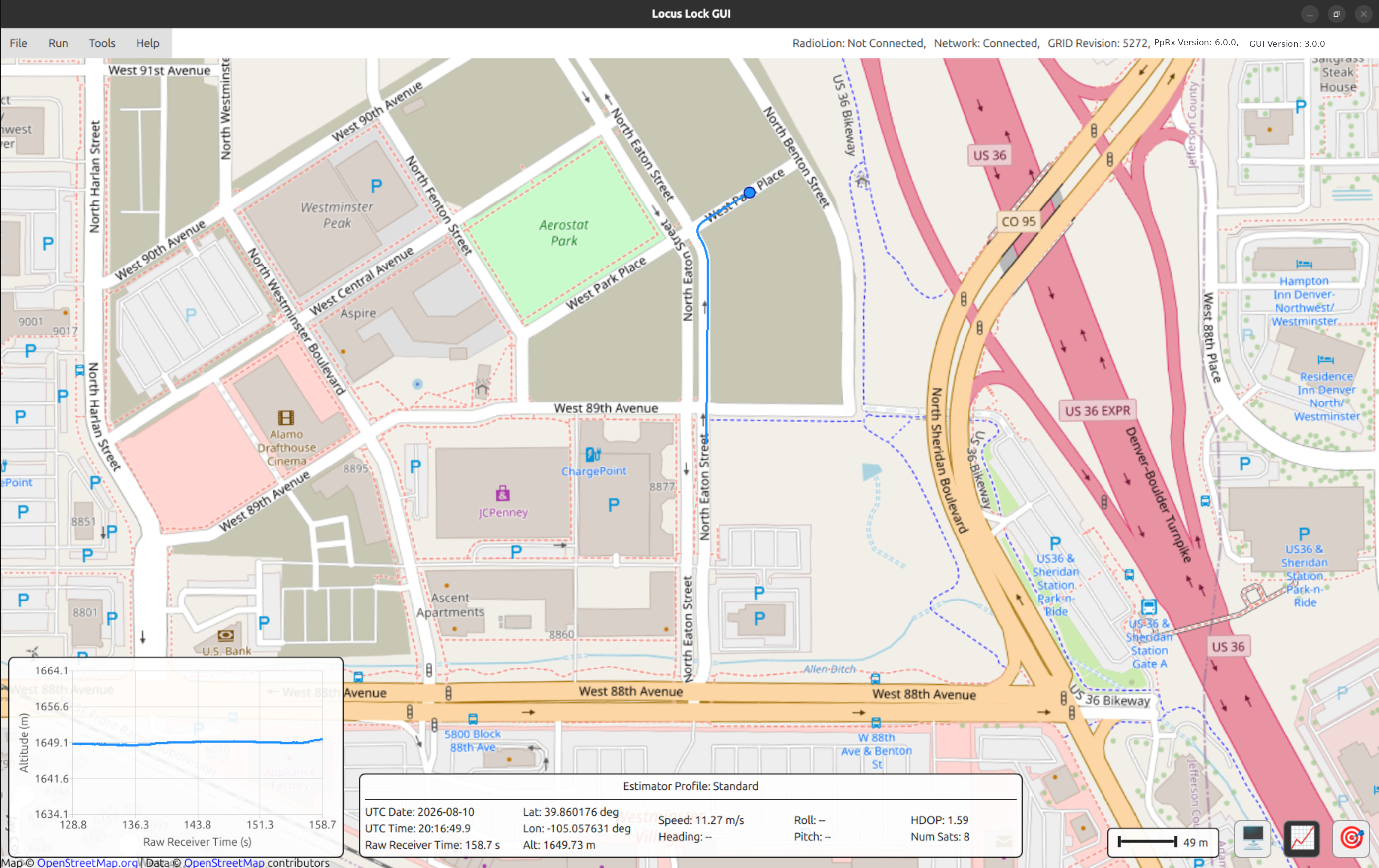 Main GUI Window