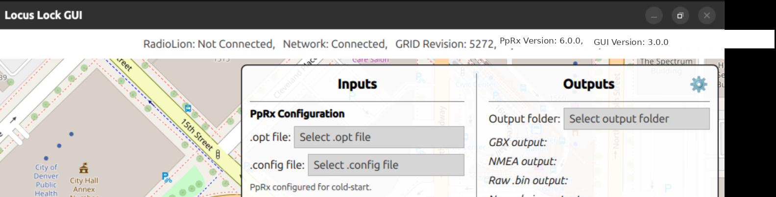 LEO100 GUI installation verification