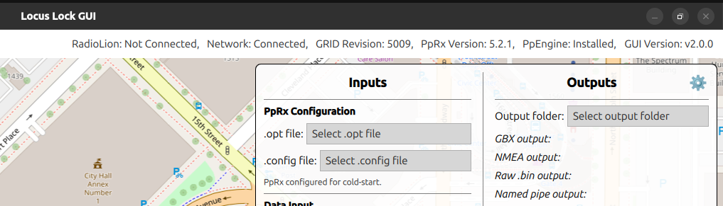 LEO100 GUI installation verification